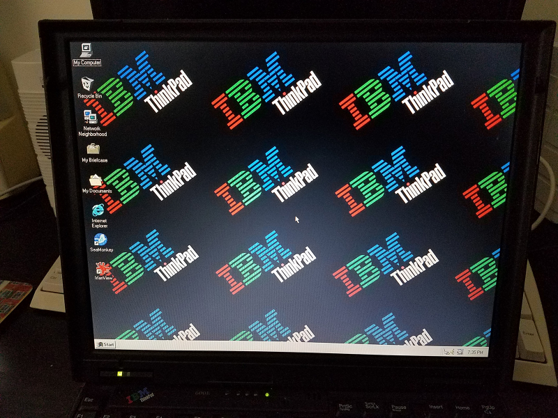 Illustration for article titled This IBM ThinkPad 600E is pretty slick